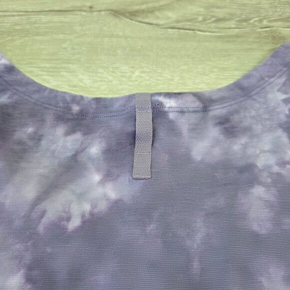 Lululemon Purple Tie-Dye Tank Top Lightweight Stretchy Fabric Mens Size XXL - Picture 10 of 13